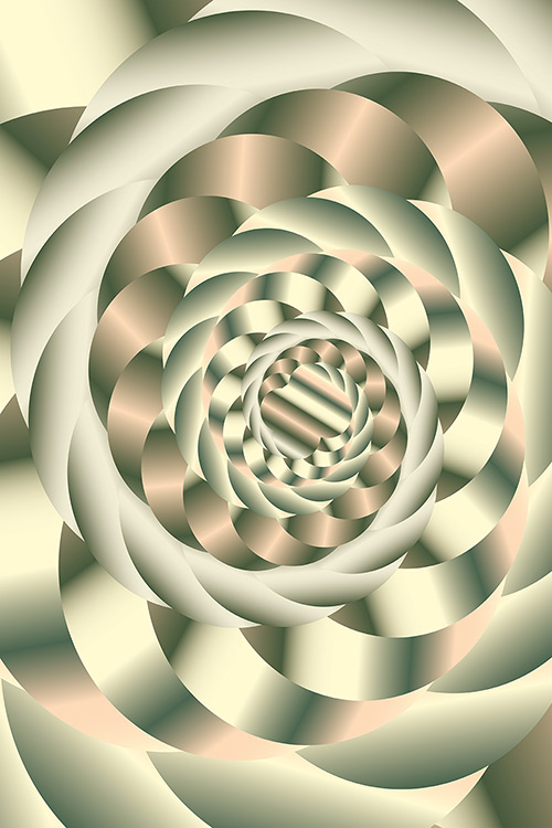 Metallic Labyrinth - Optical Illusion
