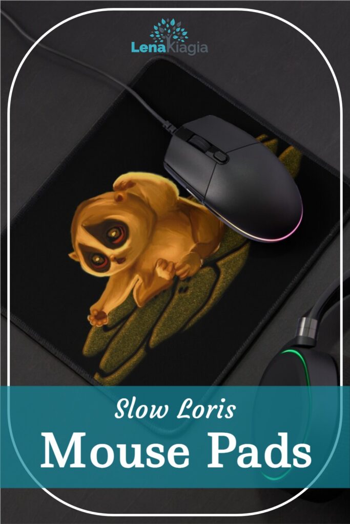 Mouse Pads. Slow Loris. Adorable Anime Character