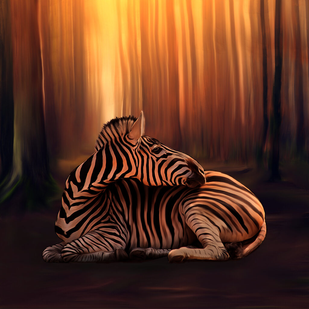 The Hiding Zebra